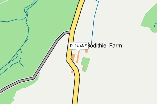 PL14 4NF map - OS OpenMap – Local (Ordnance Survey)