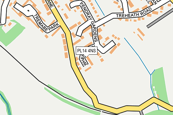 PL14 4NS map - OS OpenMap – Local (Ordnance Survey)