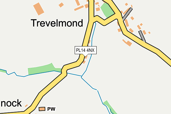 PL14 4NX map - OS OpenMap – Local (Ordnance Survey)