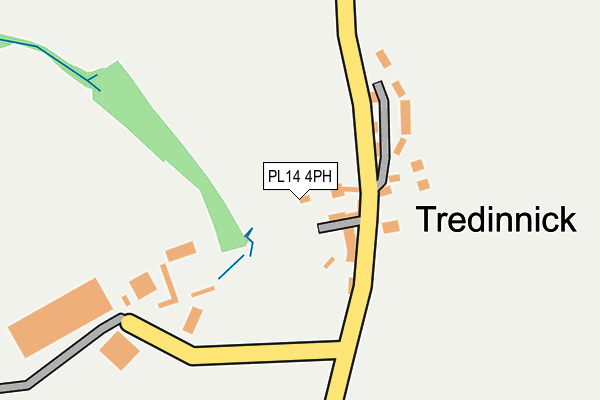 PL14 4PH map - OS OpenMap – Local (Ordnance Survey)