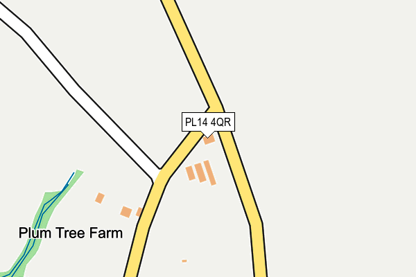 PL14 4QR map - OS OpenMap – Local (Ordnance Survey)