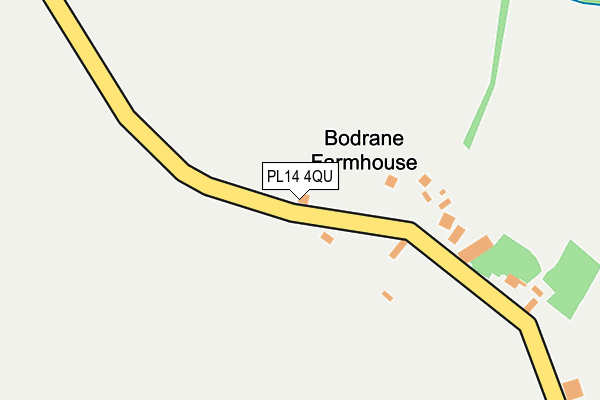 PL14 4QU map - OS OpenMap – Local (Ordnance Survey)