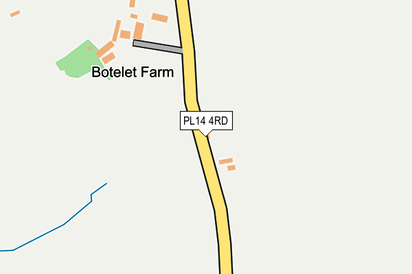 PL14 4RD map - OS OpenMap – Local (Ordnance Survey)