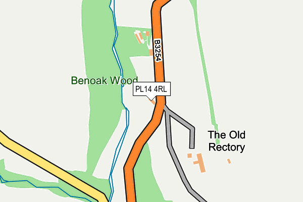 PL14 4RL map - OS OpenMap – Local (Ordnance Survey)