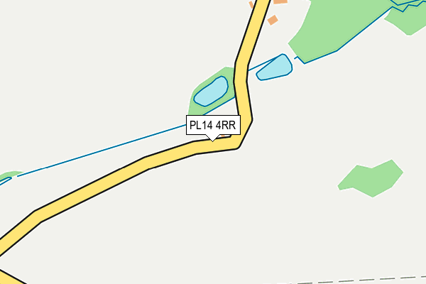 PL14 4RR map - OS OpenMap – Local (Ordnance Survey)