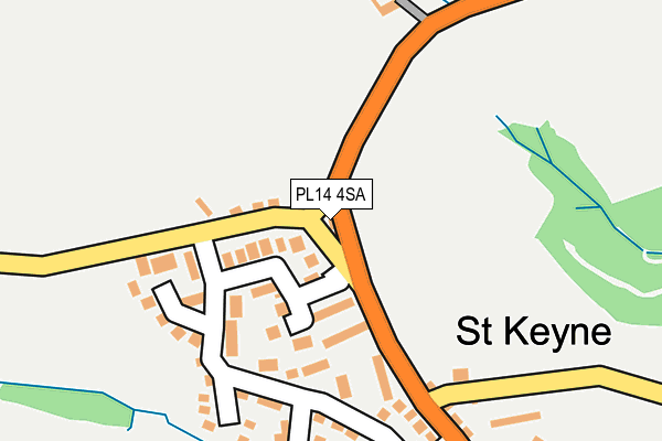 PL14 4SA map - OS OpenMap – Local (Ordnance Survey)