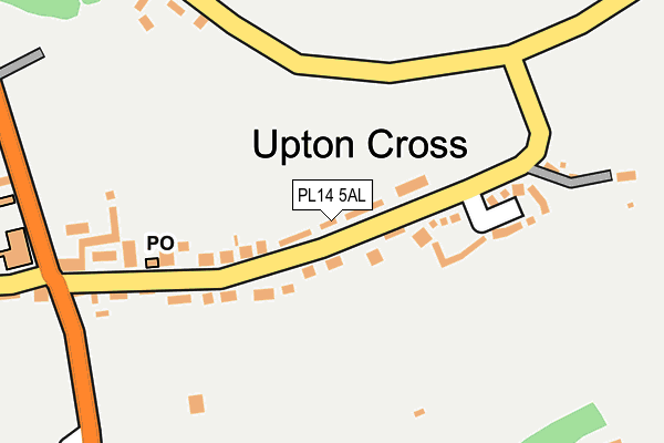 PL14 5AL map - OS OpenMap – Local (Ordnance Survey)