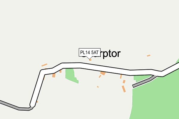 PL14 5AT map - OS OpenMap – Local (Ordnance Survey)