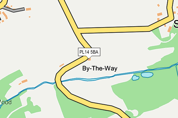 PL14 5BA map - OS OpenMap – Local (Ordnance Survey)