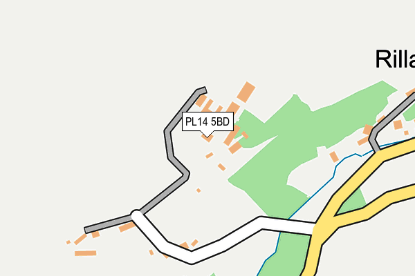 PL14 5BD map - OS OpenMap – Local (Ordnance Survey)