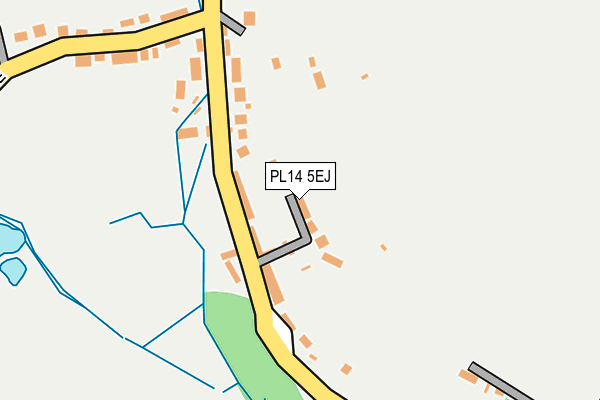 PL14 5EJ map - OS OpenMap – Local (Ordnance Survey)
