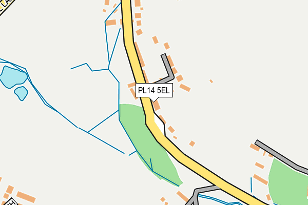 PL14 5EL map - OS OpenMap – Local (Ordnance Survey)