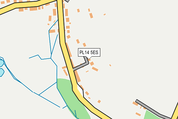 PL14 5ES map - OS OpenMap – Local (Ordnance Survey)