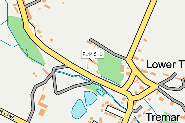 PL14 5HL map - OS OpenMap – Local (Ordnance Survey)