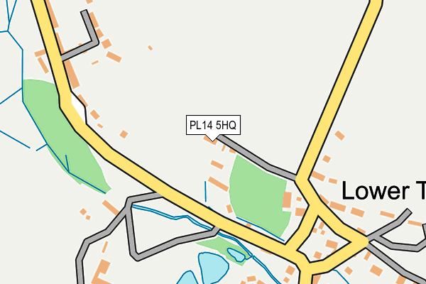 PL14 5HQ map - OS OpenMap – Local (Ordnance Survey)