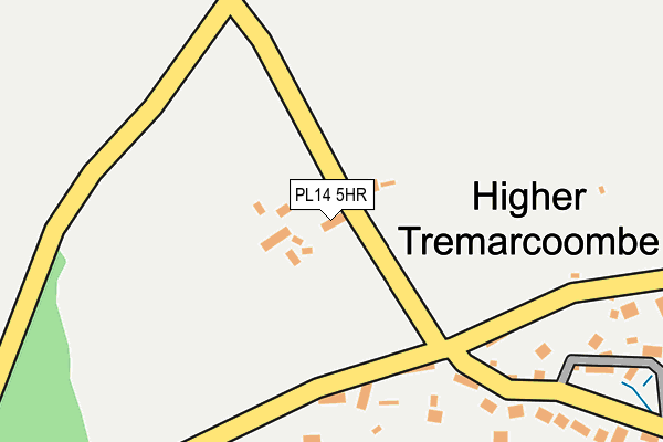 PL14 5HR map - OS OpenMap – Local (Ordnance Survey)