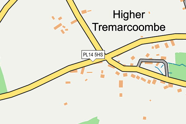 PL14 5HS map - OS OpenMap – Local (Ordnance Survey)