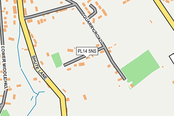 PL14 5NS map - OS OpenMap – Local (Ordnance Survey)