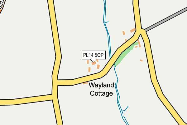 PL14 5QP map - OS OpenMap – Local (Ordnance Survey)