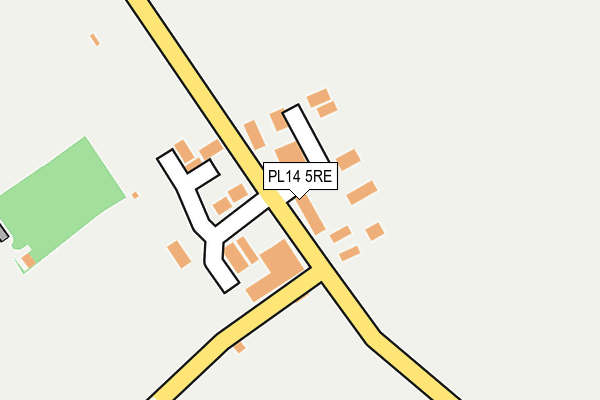 PL14 5RE map - OS OpenMap – Local (Ordnance Survey)