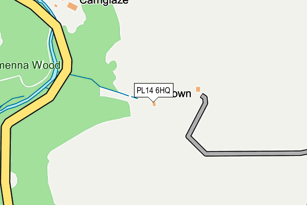 PL14 6HQ map - OS OpenMap – Local (Ordnance Survey)