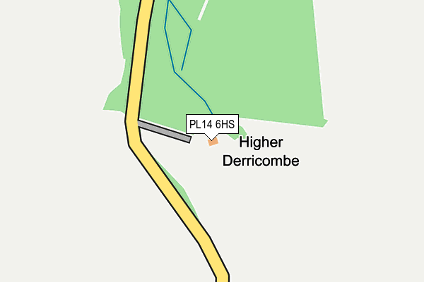 PL14 6HS map - OS OpenMap – Local (Ordnance Survey)