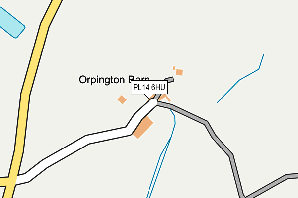 PL14 6HU map - OS OpenMap – Local (Ordnance Survey)