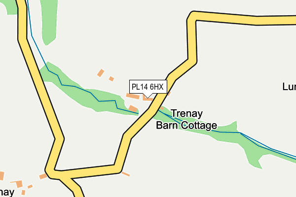 PL14 6HX map - OS OpenMap – Local (Ordnance Survey)