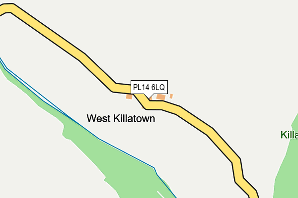 PL14 6LQ map - OS OpenMap – Local (Ordnance Survey)