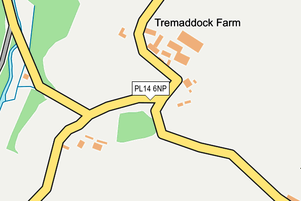 PL14 6NP map - OS OpenMap – Local (Ordnance Survey)