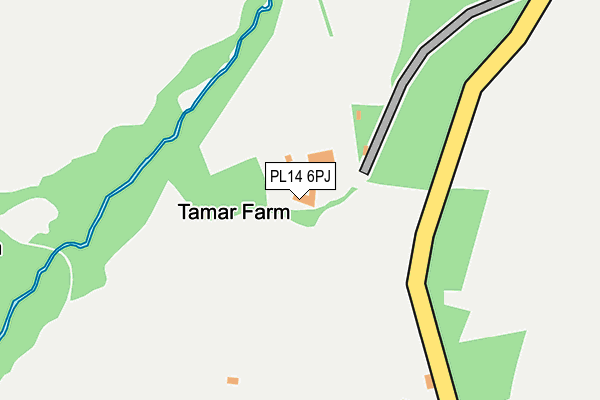 PL14 6PJ map - OS OpenMap – Local (Ordnance Survey)