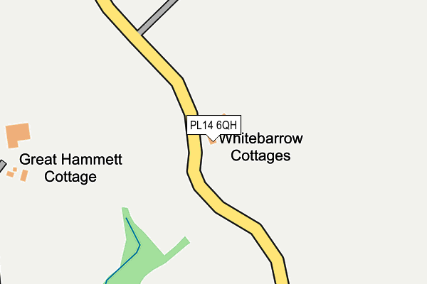 PL14 6QH map - OS OpenMap – Local (Ordnance Survey)