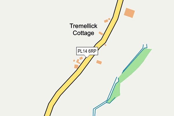 PL14 6RP map - OS OpenMap – Local (Ordnance Survey)