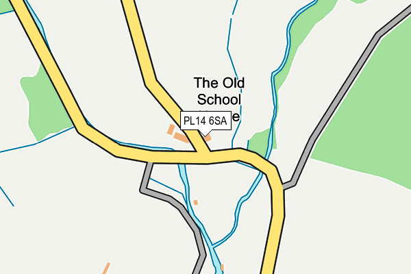 PL14 6SA map - OS OpenMap – Local (Ordnance Survey)