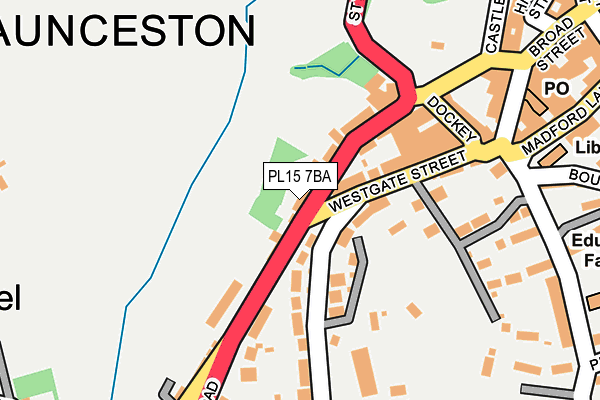 Map of LANE BARTON LEISURE LTD at local scale