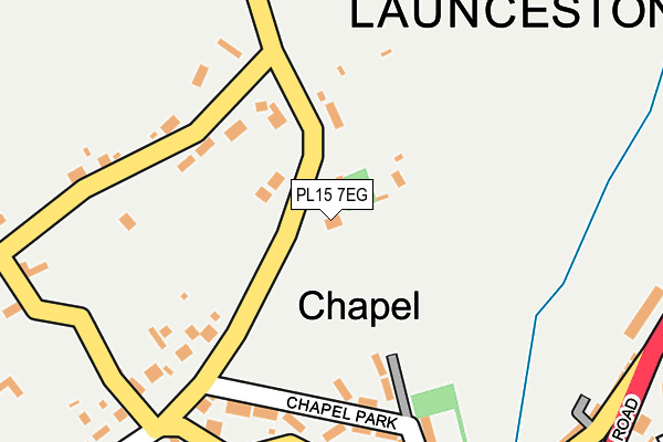PL15 7EG map - OS OpenMap – Local (Ordnance Survey)