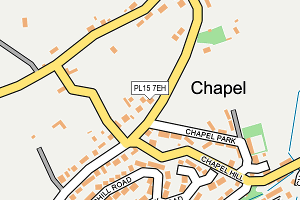 PL15 7EH map - OS OpenMap – Local (Ordnance Survey)