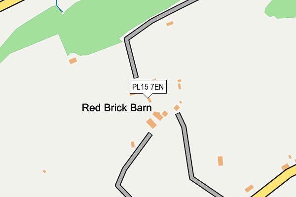PL15 7EN map - OS OpenMap – Local (Ordnance Survey)