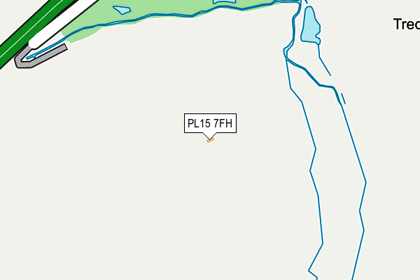 PL15 7FH map - OS OpenMap – Local (Ordnance Survey)