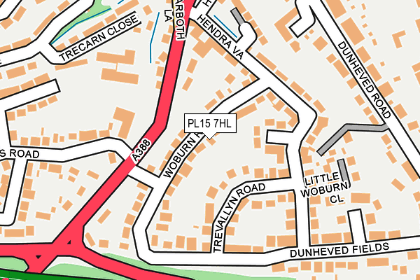 PL15 7HL map - OS OpenMap – Local (Ordnance Survey)