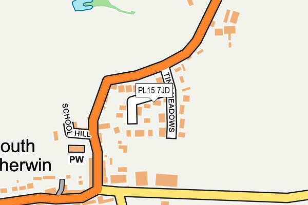 PL15 7JD map - OS OpenMap – Local (Ordnance Survey)