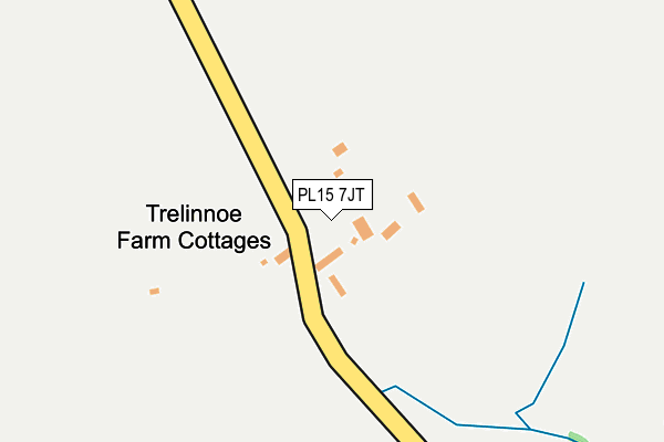 PL15 7JT map - OS OpenMap – Local (Ordnance Survey)