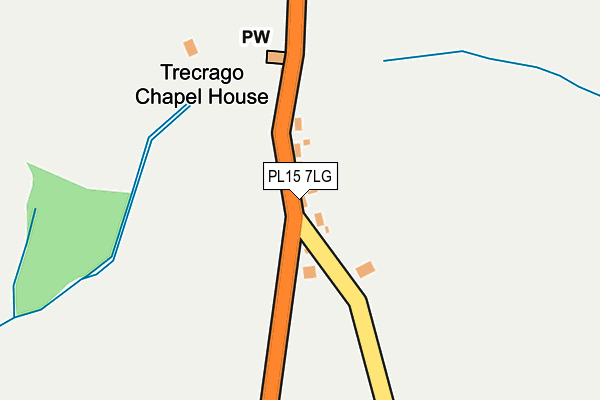 PL15 7LG map - OS OpenMap – Local (Ordnance Survey)