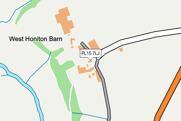 PL15 7LJ map - OS OpenMap – Local (Ordnance Survey)