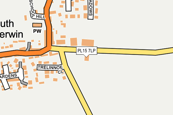PL15 7LP map - OS OpenMap – Local (Ordnance Survey)