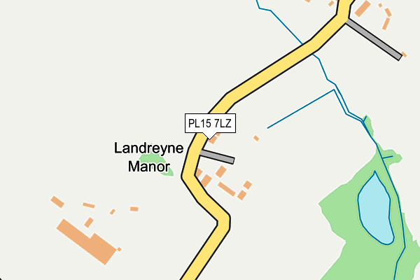 PL15 7LZ map - OS OpenMap – Local (Ordnance Survey)