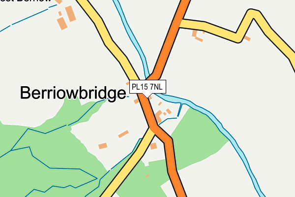 PL15 7NL map - OS OpenMap – Local (Ordnance Survey)