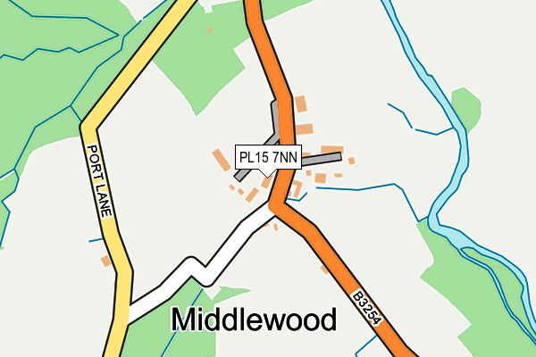 PL15 7NN map - OS OpenMap – Local (Ordnance Survey)