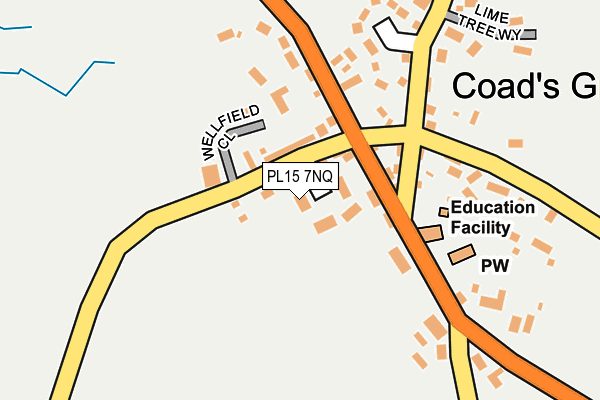 PL15 7NQ map - OS OpenMap – Local (Ordnance Survey)