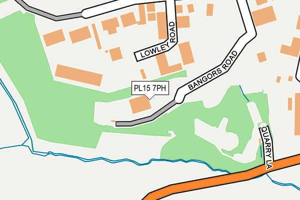 PL15 7PH map - OS OpenMap – Local (Ordnance Survey)